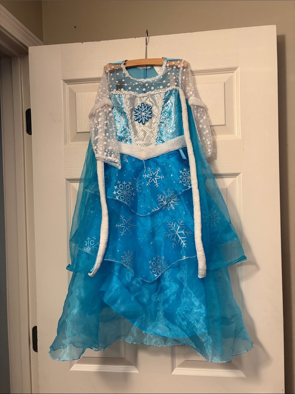Blue Snow Princess Dress-Up Costume for Kids